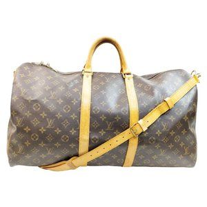 00860505# Louis Vuitton Travel Bag Keepall Bandouliere 55 Monogram